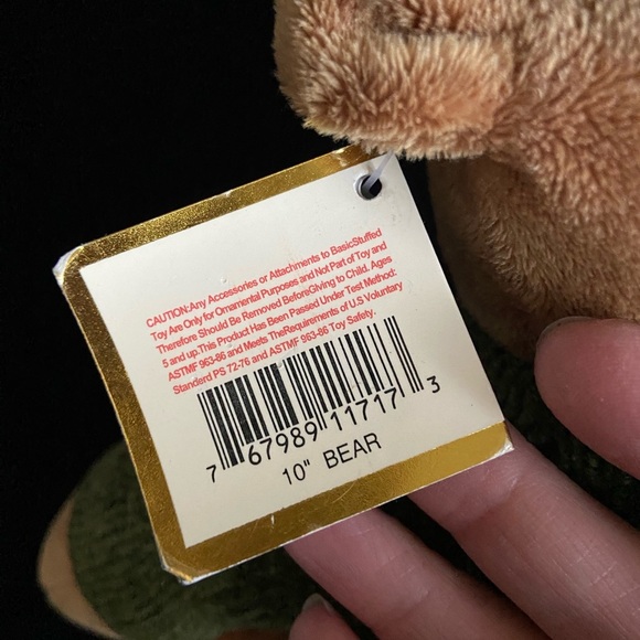 Royal Plush 10” Brown Bear w/ Harrods Knightsbridge Sweater England - Picture 5 of 8